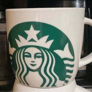 STARBUCKS Coffee Mug 2017, 14 oz Mug Classic White with Starbucks Mermaid Logo